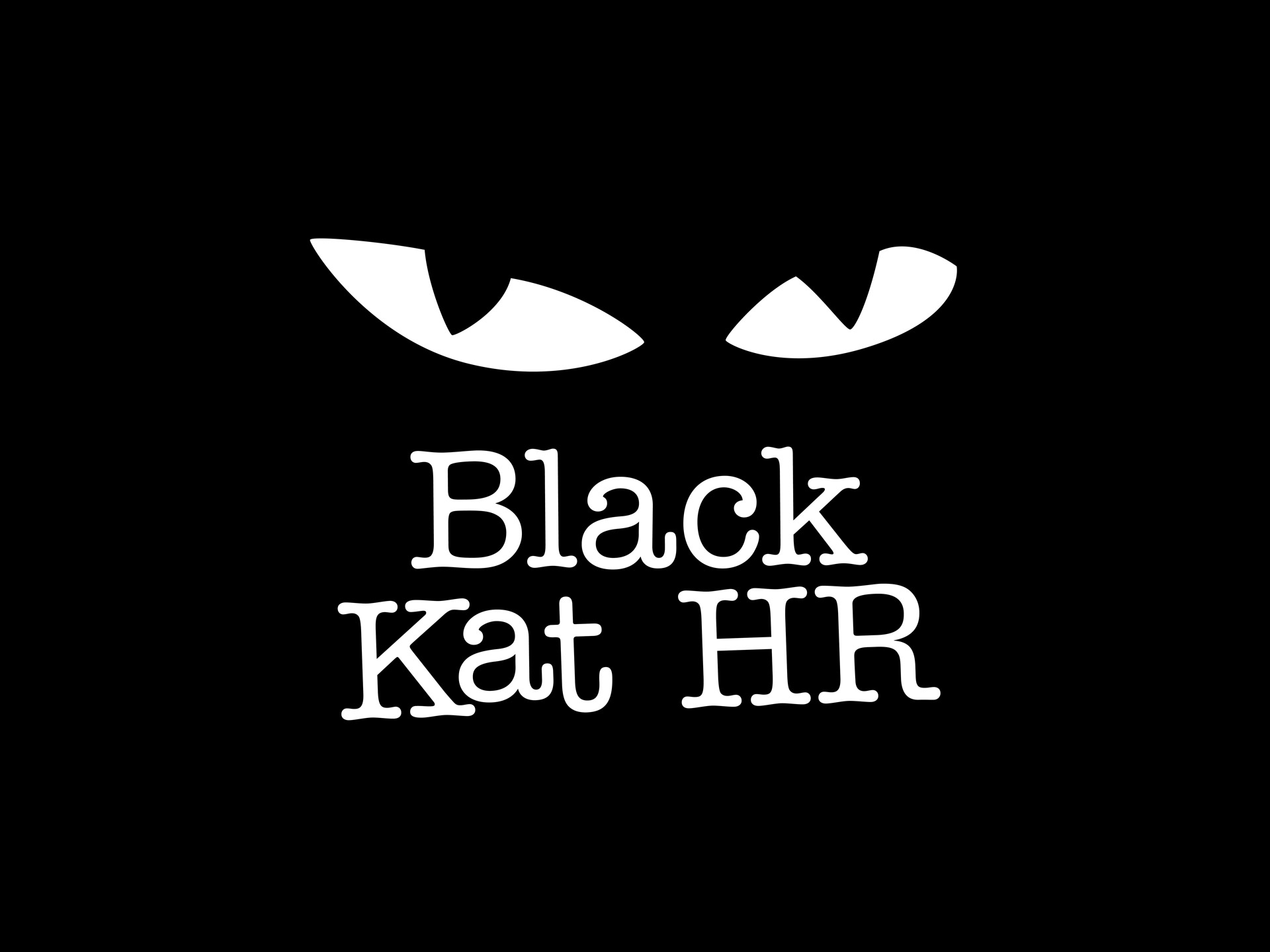 Black Kat HR alt logo
